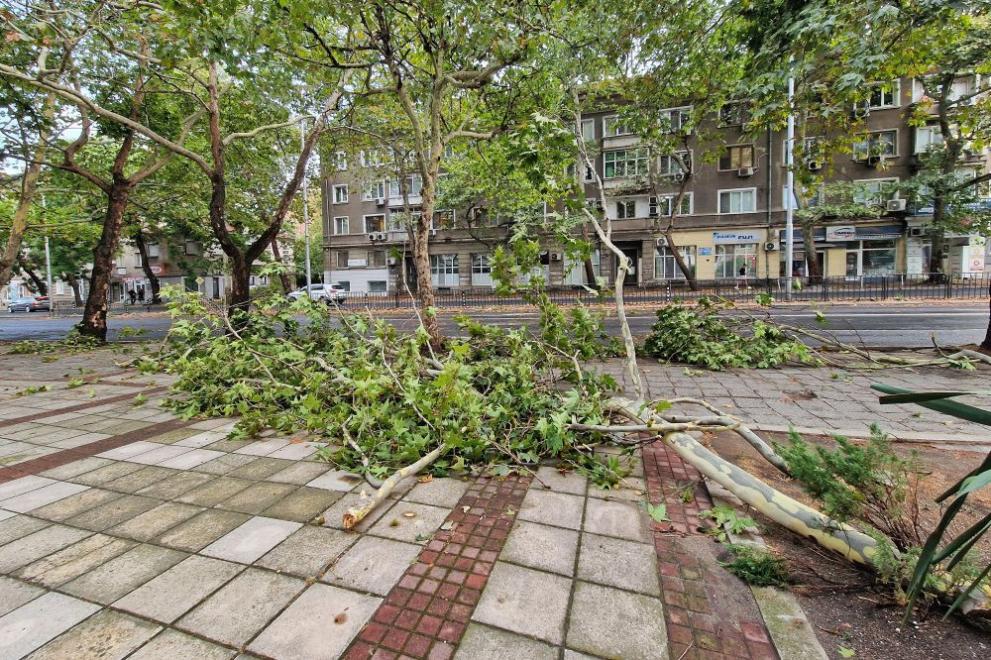 В някои региони на стрната в следобедните часове се разрази