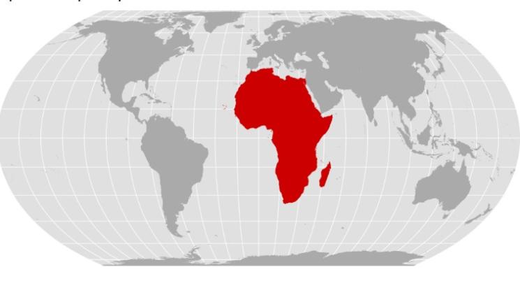 Африка - ПАК ЩЕ ПРЕНАЧЕРТАВАМЕ: Африка иска смяна на световната карта! (СНИМКА)