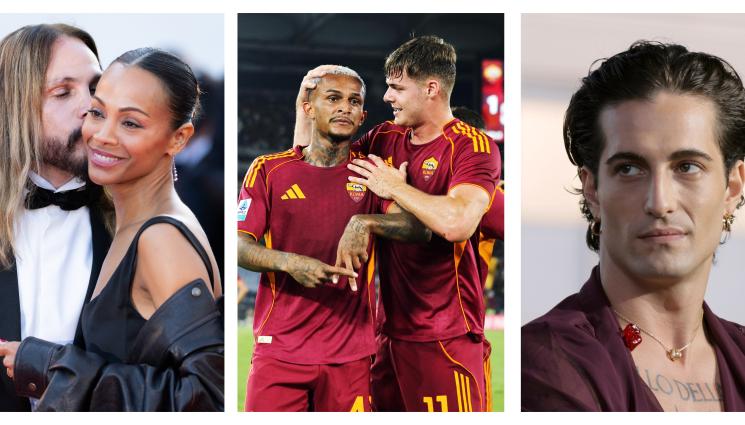 Рома Зоуи Салдана Дамиано Давид - Звезда от Аватар гледа успеха на Рома