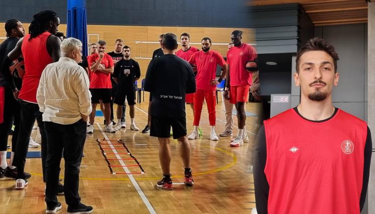 Борислав Младенов Апоел - Борислав Младенов приет супер от печените си нови съотборници от Апоел Тел Авив