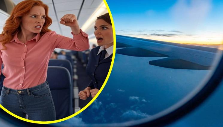 самолет бой - ЯК ТУПАНИК В НЕБЕСАТА: Пътничка помля от бой стюардеса! (ВИДЕО)