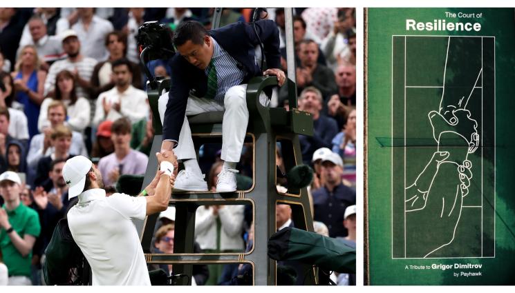 Григор Димитров корт в Лондон - Корт на Гришо в Лондон!