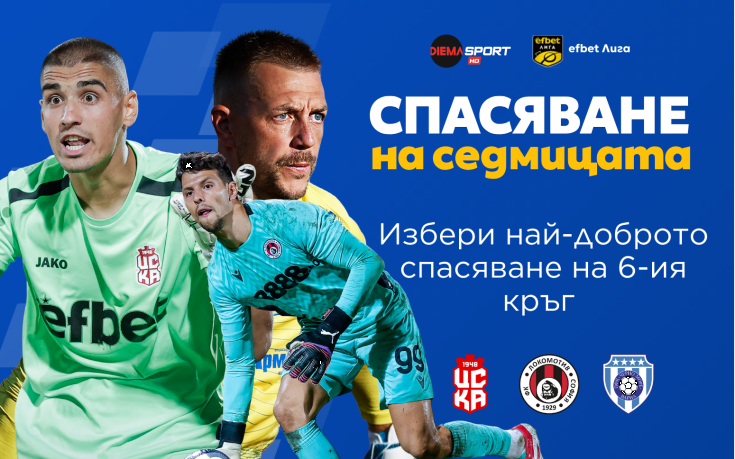 Кой е вратарят-герой на 6-ия кръг? Гласувай сега!