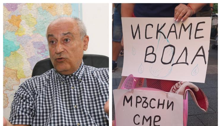 инж Асен Личев - Бившият министър на екологията инж. Асен Личев пред