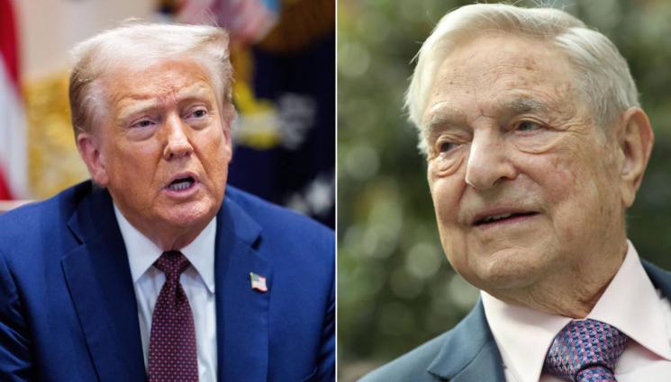 Доналд Тръмп Джордж Сорос - ПОЛИТИЧЕСКА БУРЯ: Тръмп иска наказателни обвинения срещу Сорос и сина му