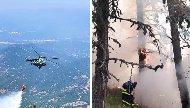 нп рила - СЛЕД БИТКА ПО ЗЕМЯ И ВЪЗДУХ: Локализираха големия пожар в Рила
