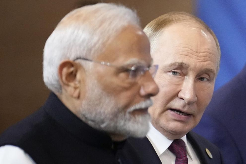 Владимир Путин и Нарендра Моди