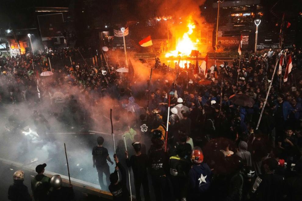  Протестиращи Индонезия 