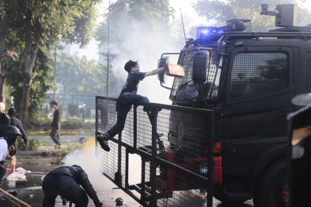  Протестиращи Индонезия 