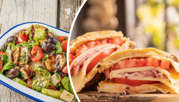 matekitchen - Гответе с matekitchen.com: Лесно и вкусно – салата с тиквички и сандвич с омлет и прошуто (ВИДЕО)