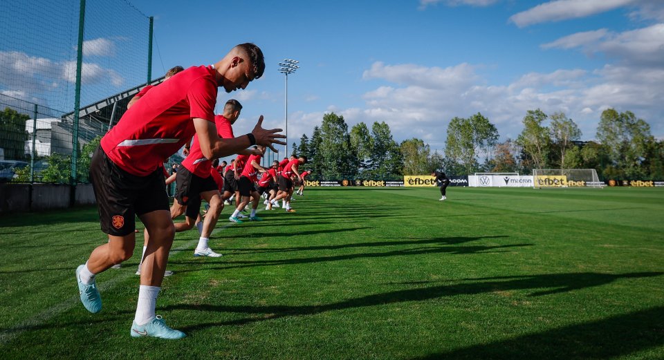 Тренировка на националния отбор на България1