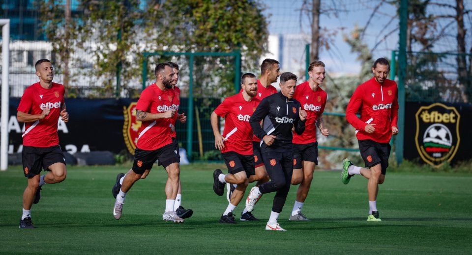 Тренировка на националния отбор на България1