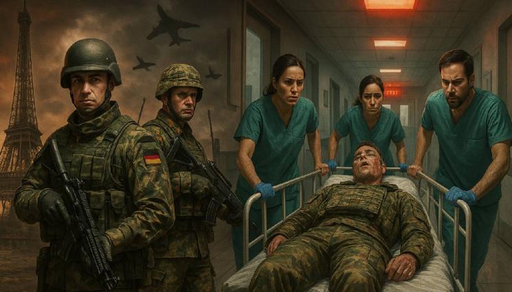 война франция германия армия болница военни апокалипсис - ЕВРОПА НА РЪБА: Франция и Германия се готвят за война!