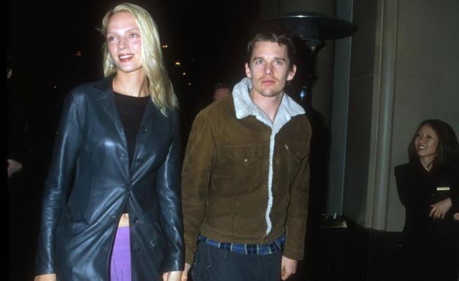 Итън Хоук сподели за „унизителния“ си развод с бившата си съпруга Ума Търман