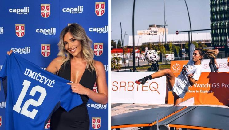 Мая Умичевич - Хубавата Мая засенчи футболно събитие