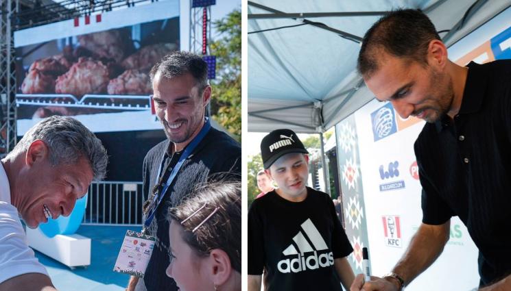 Балъков и Попето - Краси Балъков и Ивелин Попов дадоха старт на кампанията „Заедно за децата“