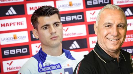 Христо Стоичков Алваро Мората