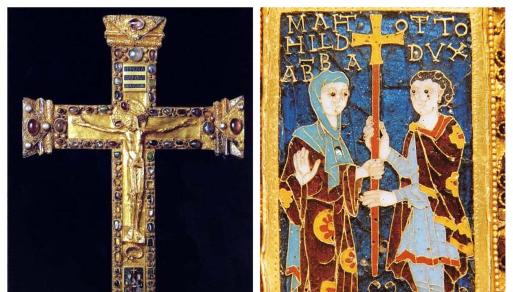 Кръстът на Ото и Матилда - Кръстът на Ото и Матилда  бди от 1000 г. над Германия