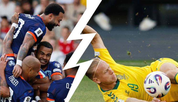 Нидерландия - Мемфис Депай влезе в историята на Нидерландия при зор във Вилнюс