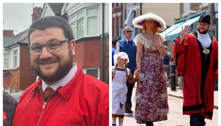 Мариан Несторов - Общинският съветник в Англия Мариан Несторов пред 