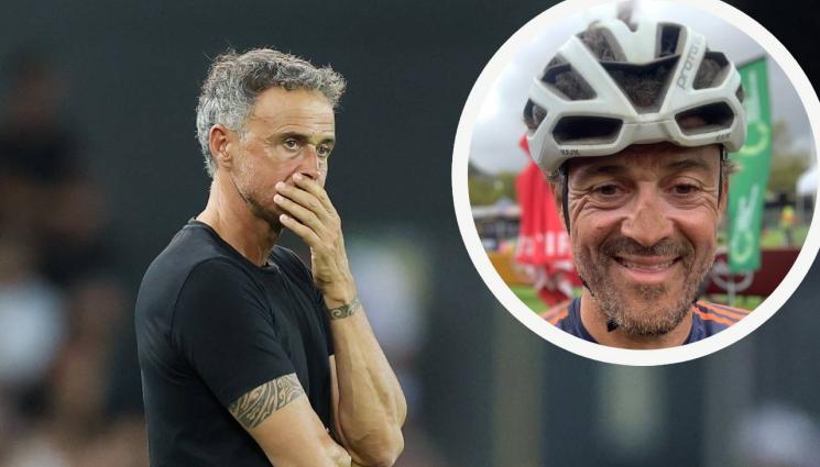 Луис Енрике - Велосипед вкара Лучо в болница