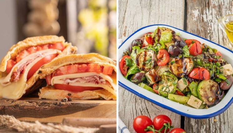 рецепти - Гответе с matekitchen.com: Бърза салата с гриловани тиквички или пък апетитен сандвич с омлет и прошуто (ВИДЕО)