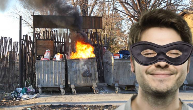 кофи Бургас - ОТПУСКА ДУШАТА: Зоро подлуди наш град, пали контейнери наред! (СНИМКА)