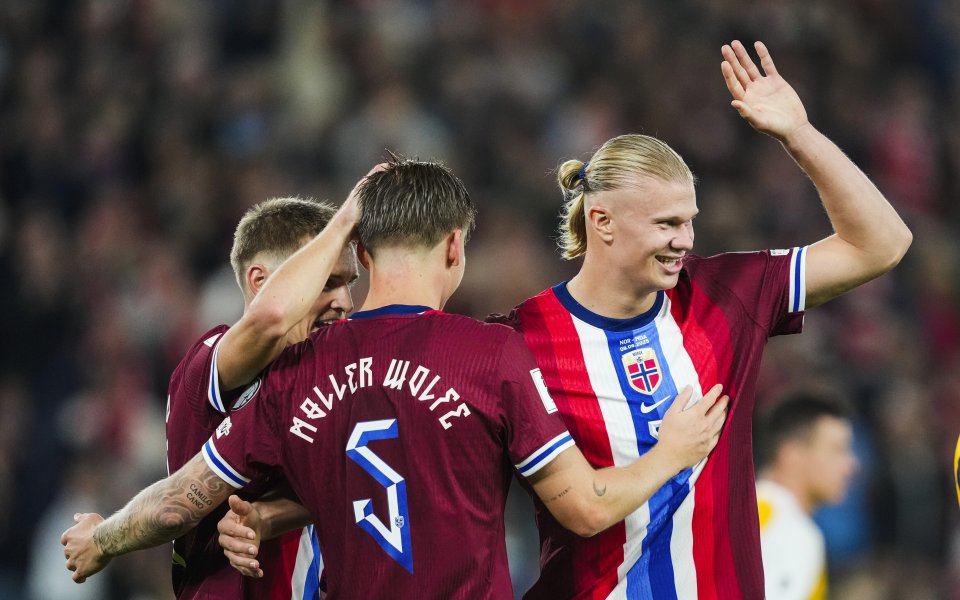 Норвегия унизи зловещо Молдова и му заши 11 гола, Халанд вкара пет