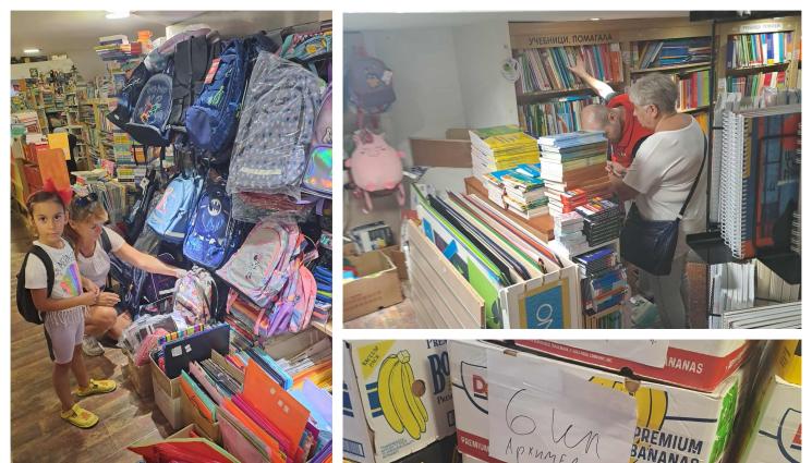 тетрадки - УЧЕНИЦИТЕ НИ ИЗЛИЗАТ ЗЛАТНИ! Несесерът колкото раница