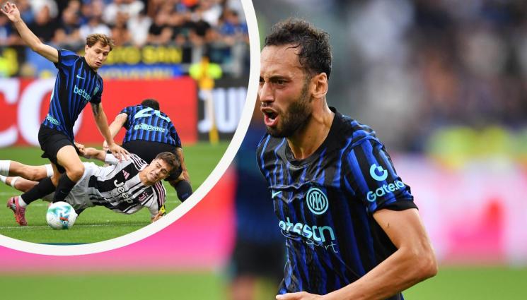 Ювентус Интер - Защитата на Интер не работи