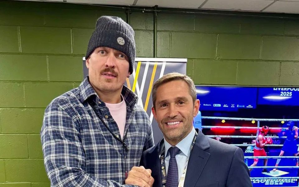 Инински и Александър Усик изгледаха заедно финалите в Ливърпул