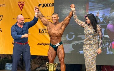 Георги Колев стана абсолютен шампион на турнир по бодибилдинг в Созопол