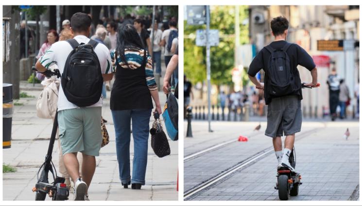 тротинетка - Тротинетките отсвириха каските!