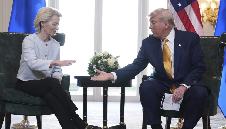 Урсула фон дер Лайен Доналд Тръмп - Урсула обеща на Тръмп: ЕС ще спре руския петрол и газ по-бързо от планираното!