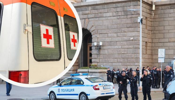 протест полиция линейка - ТРАГЕДИЯ НА ЖЪЛТИТЕ ПАВЕТА: Почина полицай, охраняващ протеста пред парламента!