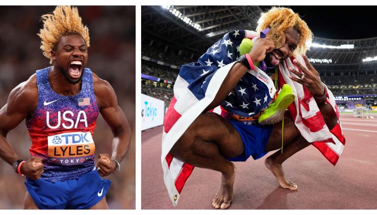 Ноа Лайлс световно лека атлетика - Янки се завинти до Болт в историята