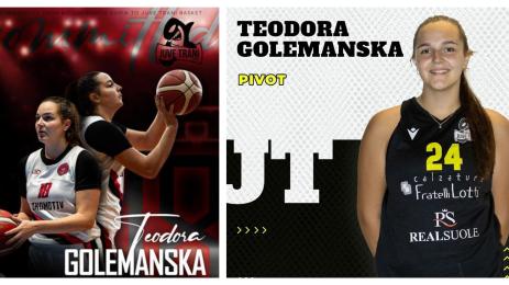 Теодора Големанска баскетбол Италия