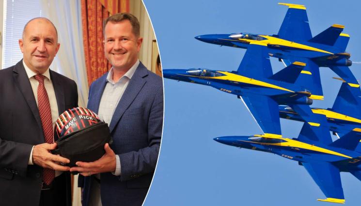 Румен Радев Франк Уайзър - Радев и пилотът от