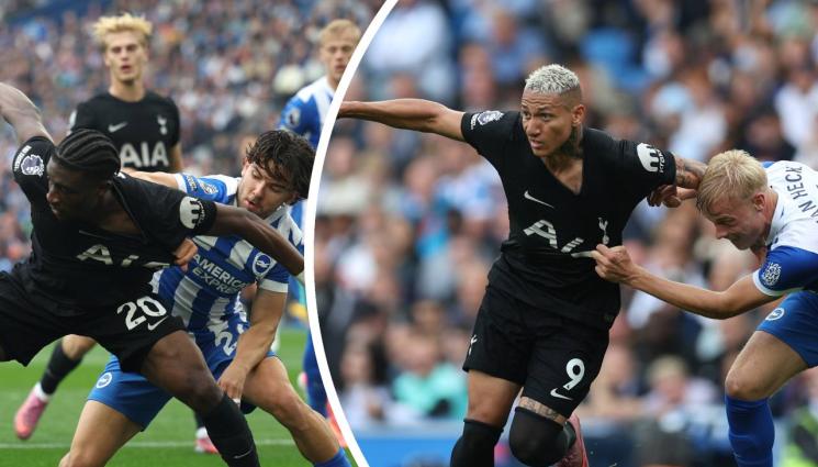 Тотнъм - Тотнъм навакса два гола изоставане и взе точка от Брайтън