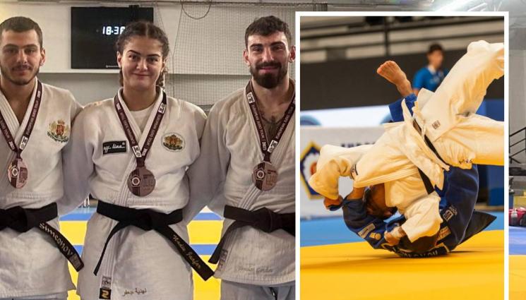 Спорт - Три бронзови медала спечелиха джудистите ни в първия ден на европейската купа в Скопие