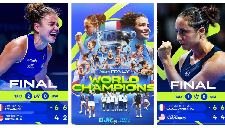 Италия тенис Били Джийн Кинг Къп - Бамбините с втора поредна и общо шеста „Били Джийн Кинг Къп”