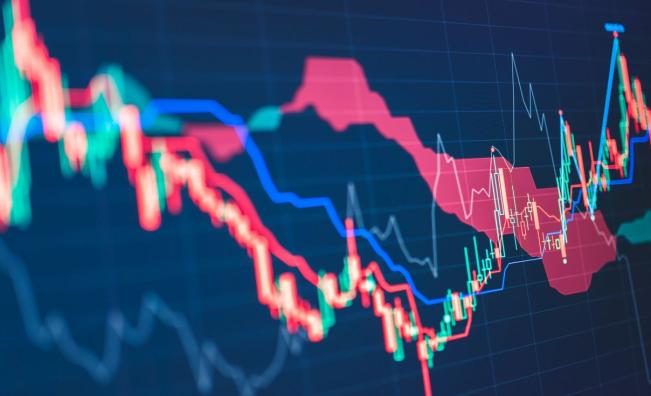 <p>Уолстрийт е на червено</p>