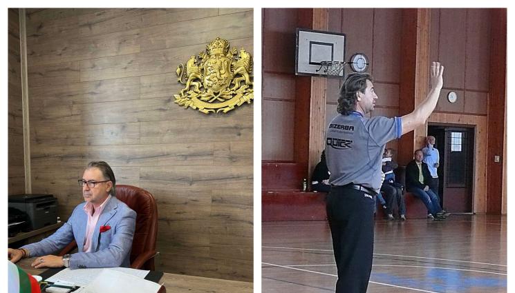 Иван Николов - Преподавалият в Братислава Иван Николов пред