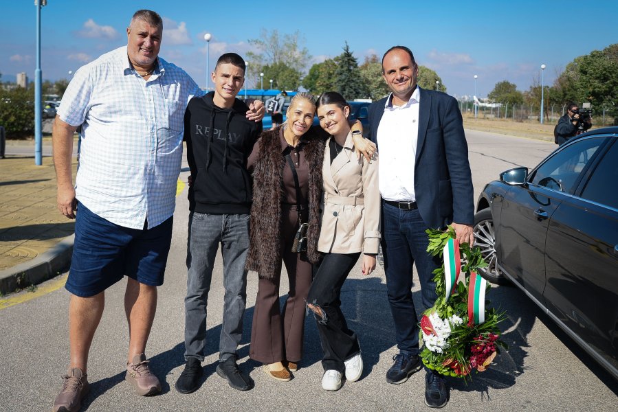 Посрещане на световните вицешампиони1