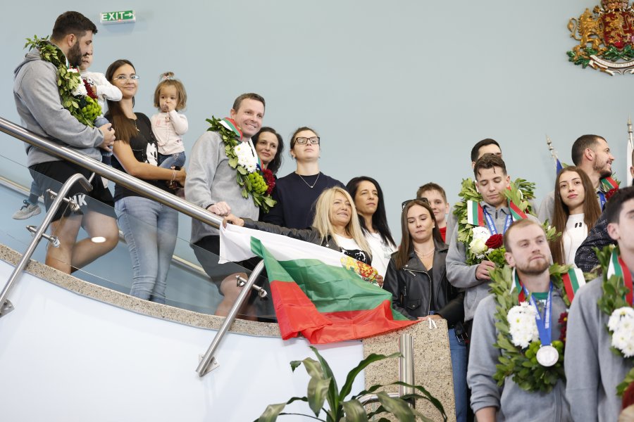 Посрещане на световните вицешампиони1