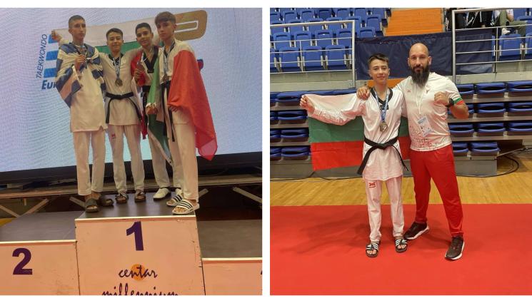 Виктор Вангелов таекуондо - Злато и два бронза за кадетите ни на европейските Гран При серии по таекуондо