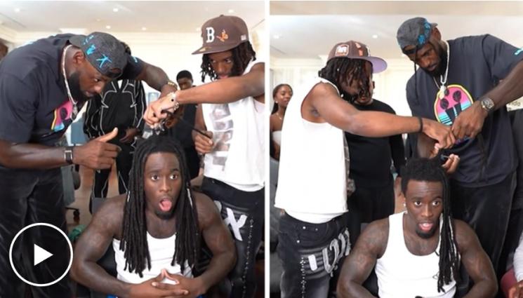 Леброн Джеймс - ЛеБарбър Джеймс го бива с ножицата и машинката (ВИДЕО)