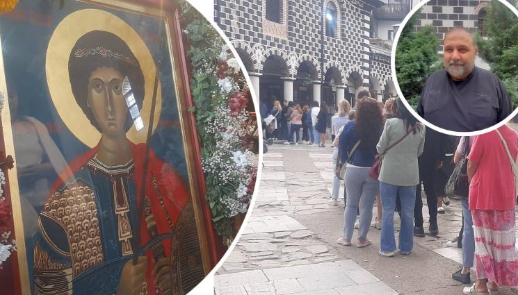 чудеса и вяра - ЧУДЕСА И ВЯРА: Отец Антон за пътя от Атон до Костенец: Неслучайно Георгиевци донесоха Аравийската икона