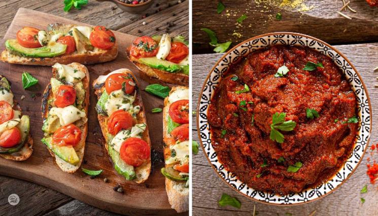 рецепти - Гответе с matekitchen.com: Бързи брускети с авокадо или пък суров пастет от пиперки (ВИДЕО)