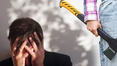 домашно насилие мъж жена брадва